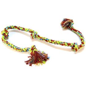 Flossy Chews Colored 5 Knot Tug Rope