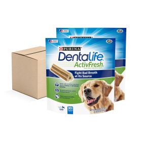 Purina DentaLife Chicken Dental Treats for Large Dogs | 30-Count Pouch (2-Pack)