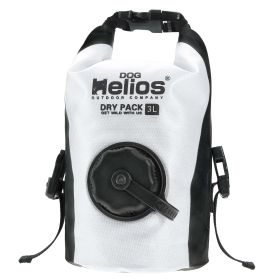 Dog Helios 'Grazer' Waterproof Outdoor Travel Food Dispenser Bag White