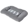 Precision Pet Snoozz ZigZag Mat Pet Bed Gray And White