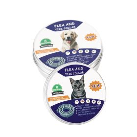 Flea & Tick Collar for Cats and Dogs; 2 Pack; 14 Months Protection; Kills & Repels Fleas and Ticks; Adjustable length (colour: Black - cans, quantity: Dog - Length 63cm)