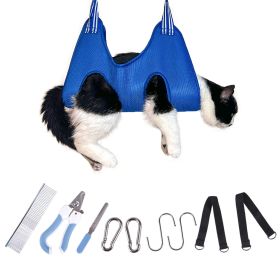 Cute Smart Factory Low Price Comfortable Solid Color Pet Grooming Hammock With Nail,Dog Grooming Hammock Harness (quantity: S)