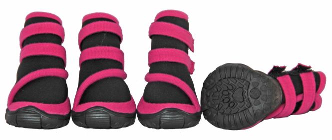 Performance-Coned Premium Stretch Supportive Pet Shoes - Set Of 4 (Size: X-Small)