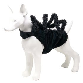 Pet Life 'Creepy Webs' Holiday Spider Pet Dog Costume (Size: X-Small, Color: Black)